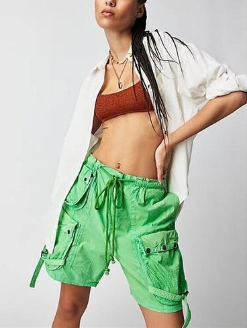 Free People Moon Bay Cargo Shorts
